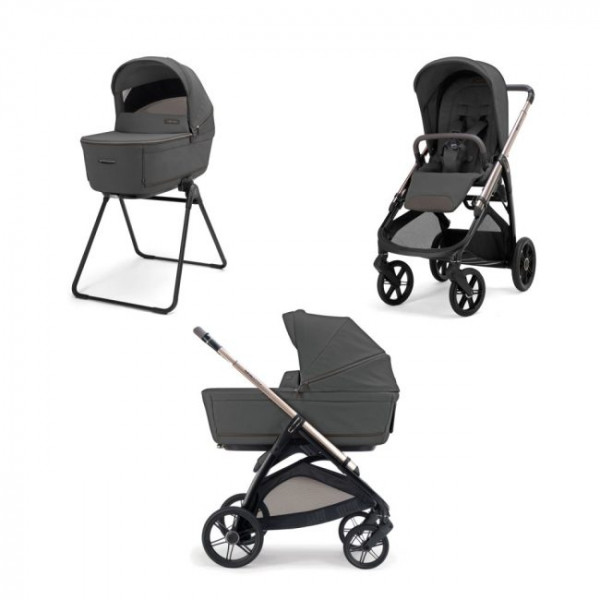 Inglesina Πολυκαρότσι Aptica Duo Marble Grey Με Σκελετό Palladio Black KA69T0MBG