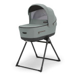 Inglesina Πολυκαρότσι Aptica XT Χρώμα Igloo Grey Με Σκελετό Black Και Κάθισμα Αυτοκινήτου Darwin Infant KA71R0IGG