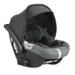Inglesina Καρότσι Aptica XT Quattro χρώμα Canyon Grey με σκελετό Nero και παιδικό κάθισμα αυτοκινήτου Darwin Infant KA71S0CNG