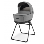 Inglesina Πολυκαρότσι Aptica XT Quattro Canyon Grey Με Σκελετό Total Black και Κάθισμα Αυτοκινήτου Darwin Infant KA71T0CNG