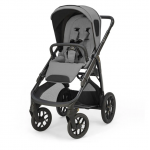 Inglesina Πολυκαρότσι Aptica XT Quattro Canyon Grey Με Σκελετό Total Black και Κάθισμα Αυτοκινήτου Darwin Infant KA71T0CNG