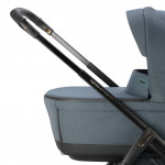 Inglesina Πολυκαρότσι Aptica XT Quattro Himalaya Blue Με Σκελετό Total Black και Κάθισμα Αυτοκινήτου Darwin Infant KA71T0HMB