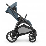 Inglesina Πολυκαρότσι Aptica XT Quattro Himalaya Blue Με Σκελετό Total Black και Κάθισμα Αυτοκινήτου Darwin Infant KA71T0HMB