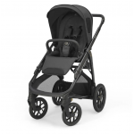 Inglesina Πολυκαρότσι Aptica XT Quattro Magnet Grey Με Σκελετό Total Black και Κάθισμα Αυτοκινήτου Darwin Infant KA71T0MGG