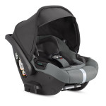 Inglesina Καρότσι Aptica XT Quattro χρώμα Canyon Grey με σκελετό Nero και παιδικό κάθισμα αυτοκινήτου Darwin Infant Recline KA72S0CNG