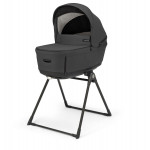 Inglesina Πολυκαρότσι Aptica XT χρώμα Magnet Grey Με Σκελετό Black Και Κάθισμα Αυτοκινήτου Darwin Infant Recline KA72S0MGG