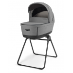 Inglesina Πολυκαρότσι Aptica XT Quattro Canyon Grey Με Σκελετό Black και Κάθισμα Αυτοκινήτου Darwin Infant Recline KA72T0CNG