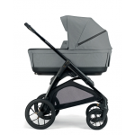 Inglesina Πολυκαρότσι Aptica XT Quattro Canyon Grey Με Σκελετό Black και Κάθισμα Αυτοκινήτου Darwin Infant Recline KA72T0CNG