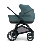 Inglesina Πολυκαρότσι Aptica XT Quattro Himalaya Blue Με Σκελετό Total Black και Κάθισμα Αυτοκινήτου Darwin Infant Recline KA72T0HMB