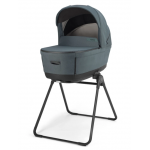 Inglesina Πολυκαρότσι Aptica XT Quattro Himalaya Blue Με Σκελετό Total Black και Κάθισμα Αυτοκινήτου Darwin Infant Recline KA72T0HMB