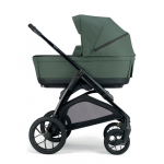 Inglesina Πολυκαρότσι Aptica XT Quattro Taiga Green Με Σκελετό Black και Κάθισμα Αυτοκινήτου Darwin Infant Recline KA72T0TGG