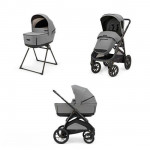 Inglesina Καρότσι Aptica XT Duo χρώμα Canyon Grey με σκελετό Negro KA79S0CNG