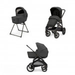 Inglesina Καρότσι Aptica XT Duo χρώμα Magnet Grey με σκελετό Negro KA79S0MGG