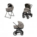 Inglesina Καροτσι Aptica XT Duo System Tundra Beige Με Σκελετό Black KA79S0TDB