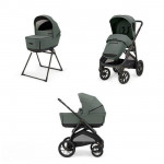 Inglesina Καρότσι Aptica XT Duo χρώμα Taiga Green με σκελετό Negro KA79S0TGG