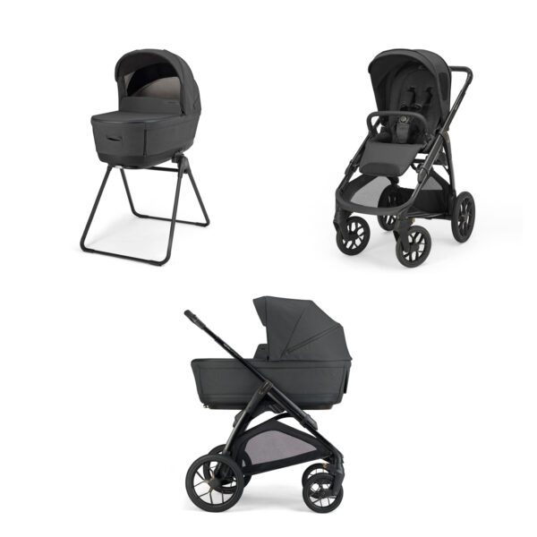 Inglesina Πολυκαρότσι Aptica XT Duo Magnet Grey Με Σκελετό Black KA79T0MGG