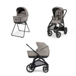Inglesina Πολυκαρότσι Aptica XT Duo Tundra Beige Με Σκελετό Black KA79T0TDB