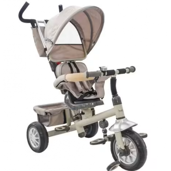 Just Baby Spin Ποδήλατο Με Περιστρεφόμενο Και Ανακλινώμενο Κάθισμα (από 12 μηνών) Beige JB2440.BEIGE