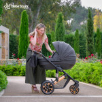 Bebe Stars Πολυκαρότσι Belize 3 σε 1 Grey 390T-186 (Δώρο Τσάντα καροτσιού!)