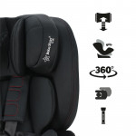 Bebe Stars Κάθισμα Αυτοκινήτου Megan 360°  i-Size Black 926-188