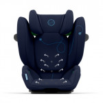 Cybex Κάθισμα Αυτοκινήτου Solution G i-Fix i-Size 100 έως 150cm Classic Beige 522000437 (Δώρο καθρεφτάκι αυτοκινήτου & Αυτοκόλλητο σήμα αυτοκινήτου Baby On Board!)
