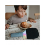 KidyWolf Μικρόφωνο Karaoke Επαναφορτιζόμενο Με Φως & Bluetooth Pink KDW-181252