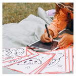 Kidywolf Tablet ζωγραφικής με οθόνη LCD (30 κάρτες)- Kawai KDW-182488