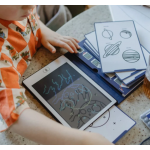 KIDYWOLF Tablet Ζωγραφικής με Οθόνη LCD (30 κάρτες) Galaxy KWD-182167