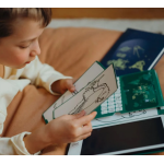 KIDYWOLF Tablet Ζωγραφικής με Οθόνη LCD (30 κάρτες) Galaxy KWD-182167