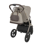 Kikka Boo Καρότσι 2in1 Goya Platinum με Πτυσσόμενο πορτ μπεμπέ Champagne 31001020169