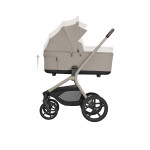 Kikka Boo Καρότσι 2in1 Goya Platinum με Πτυσσόμενο πορτ μπεμπέ Champagne 31001020169