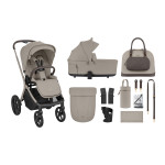 Kikka Boo Καρότσι 2in1 Goya Platinum με Πτυσσόμενο πορτ μπεμπέ Champagne 31001020169