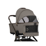 Kikka Boo Καρότσι 2in1 Goya Platinum με Πτυσσόμενο πορτ μπεμπέ Mocca 31001020170