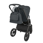 Kikka Boo Καρότσι 2in1 Goya Platinum με Πτυσσόμενο πορτ μπεμπέ Graphite 31001020171