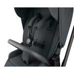 Kikka Boo Καρότσι 2in1 Goya Platinum με Πτυσσόμενο πορτ μπεμπέ Graphite 31001020171