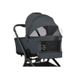 Kikka Boo Καρότσι 2in1 Goya Platinum με Πτυσσόμενο πορτ μπεμπέ Graphite 31001020171