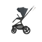 Kikka Boo Καρότσι 2in1 Goya Platinum με Πτυσσόμενο πορτ μπεμπέ Graphite 31001020171