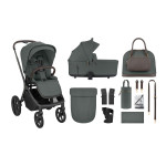 Kikka Boo Καρότσι 2in1 Goya Platinum με Πτυσσόμενο πορτ μπεμπέ Olive 31001020172