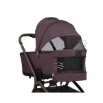 Kikka Boo Πολυκαρότσι 2in1 Goya Platinum με Πτυσσόμενο πορτ μπεμπέ Merlot 31001020173