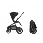 Kikka Boo Πολυκαρότσι 2in1 Goya Platinum με Πτυσσόμενο πορτ μπεμπέ Noir 31001020174