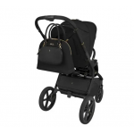 Kikka Boo Πολυκαρότσι 2in1 Goya Platinum με Πτυσσόμενο πορτ μπεμπέ Noir 31001020174