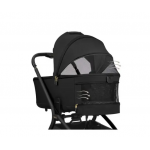 Kikka Boo Πολυκαρότσι 2in1 Goya Platinum με Πτυσσόμενο πορτ μπεμπέ Noir 31001020174