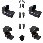 Kikka Boo Καρότσι Διδύμων Go2 Black 31001040017