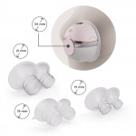 Kinderkraft Μονό Ηλεκτρικό Θήλαστρο MAMAFLOW Pink KEMAFL00PNK0000