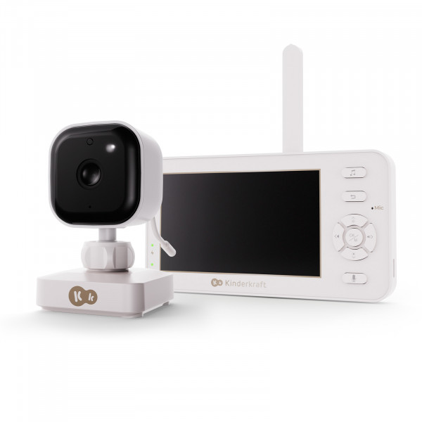 Kinderkraft Ενδοεπικοινωνία με Κάμερα φορητό  χωρίς Wi-Fi White KENITR00WHT0000