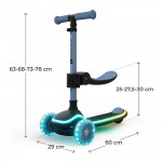 Kinderkraft Scooter Raket Up 2in1 Led Blue KRRAUP00BLU0000