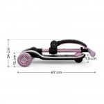 Kinderkraft Scooter Raket Up 2in1 Led Pink KRRAUP00PNK0000