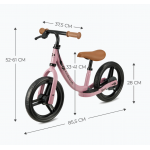 Kinderkraft Ποδήλατο Ποδηλατάκι ισορροπίας Dark Pink KRSPAC23PNK0000