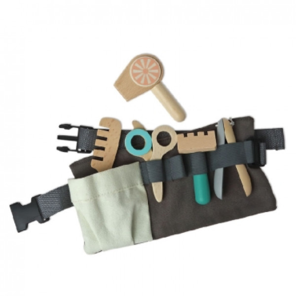 Kiokids Ξύλινο Παιχνίδι Σετ Κομμωτικής με Zώνη 32x22cm 3131.
