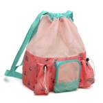 Kiokids Αδιάβροχη Τσάντα Παραλίας Ροζ Χελώνες 10L 3800